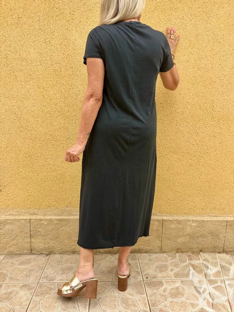 Robe teeshirt Etoile noir