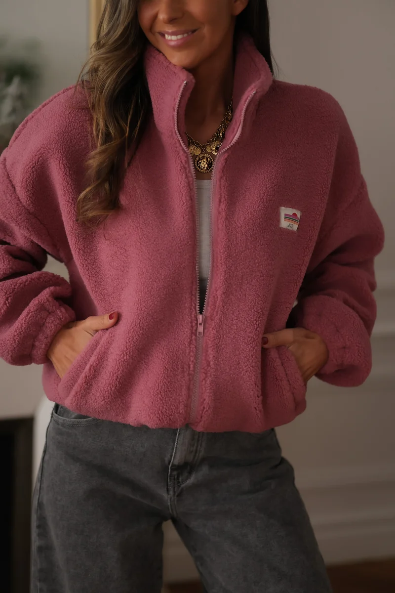 Veste polaire Johane rose