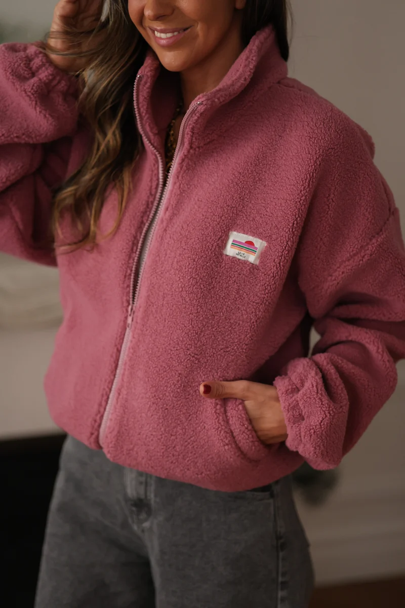 Veste polaire Johane rose