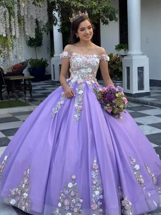 Robe de bal en tulle lavande, robe de soirée longue à corsage à lacets