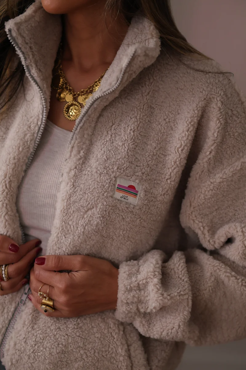 Veste polaire Johane beige