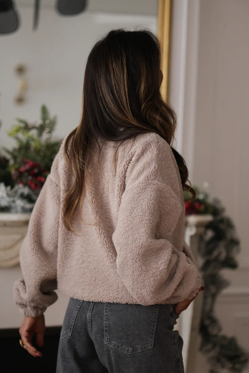 Veste polaire Johane beige