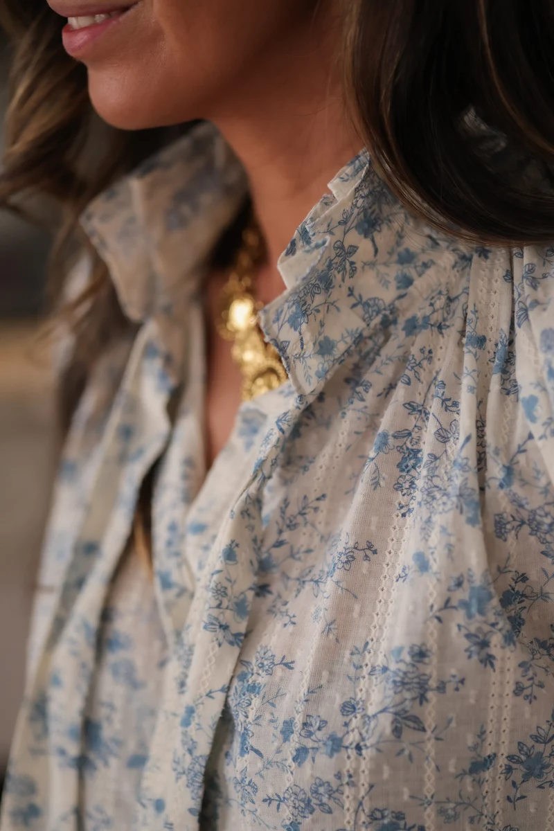 Chemise Maja bleue