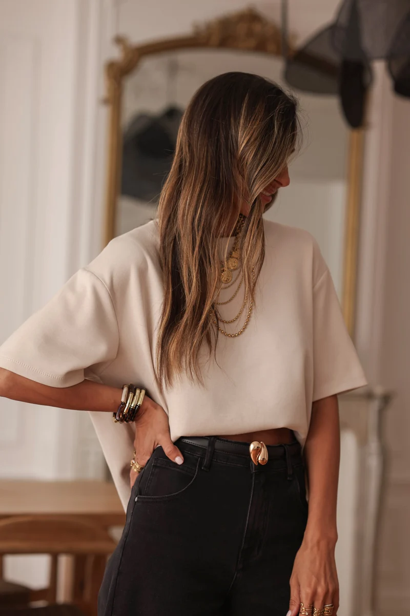 Tee-shirt Charly beige