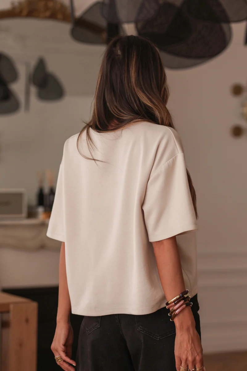 Tee-shirt Charly beige