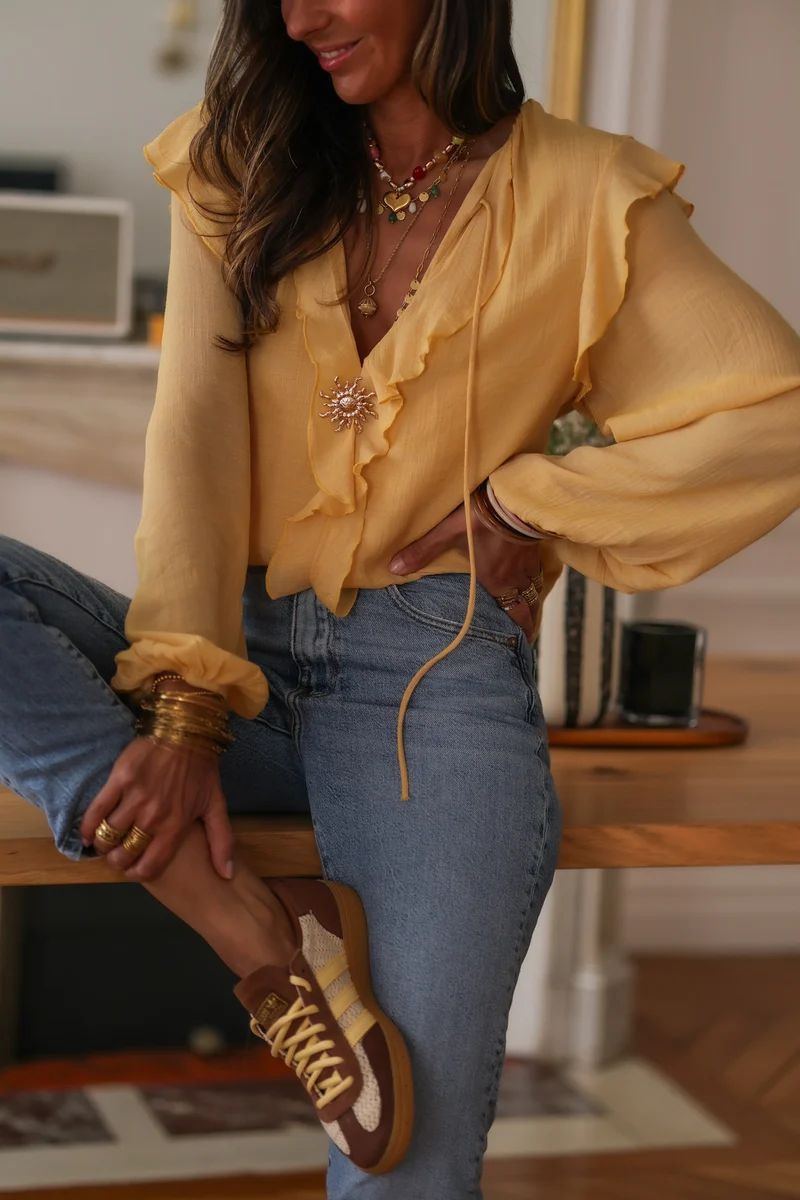 Blouse Paola jaune