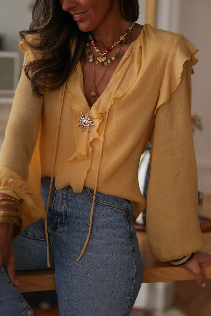 Blouse Paola jaune