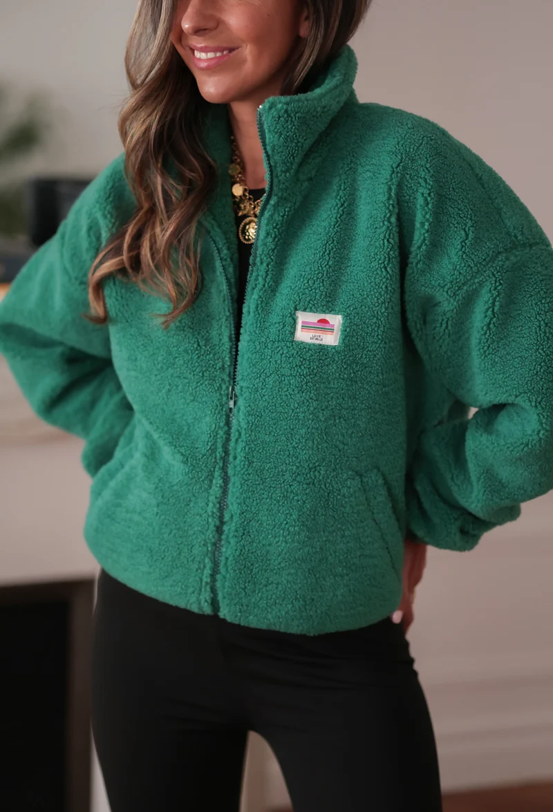 Veste polaire Johane vert