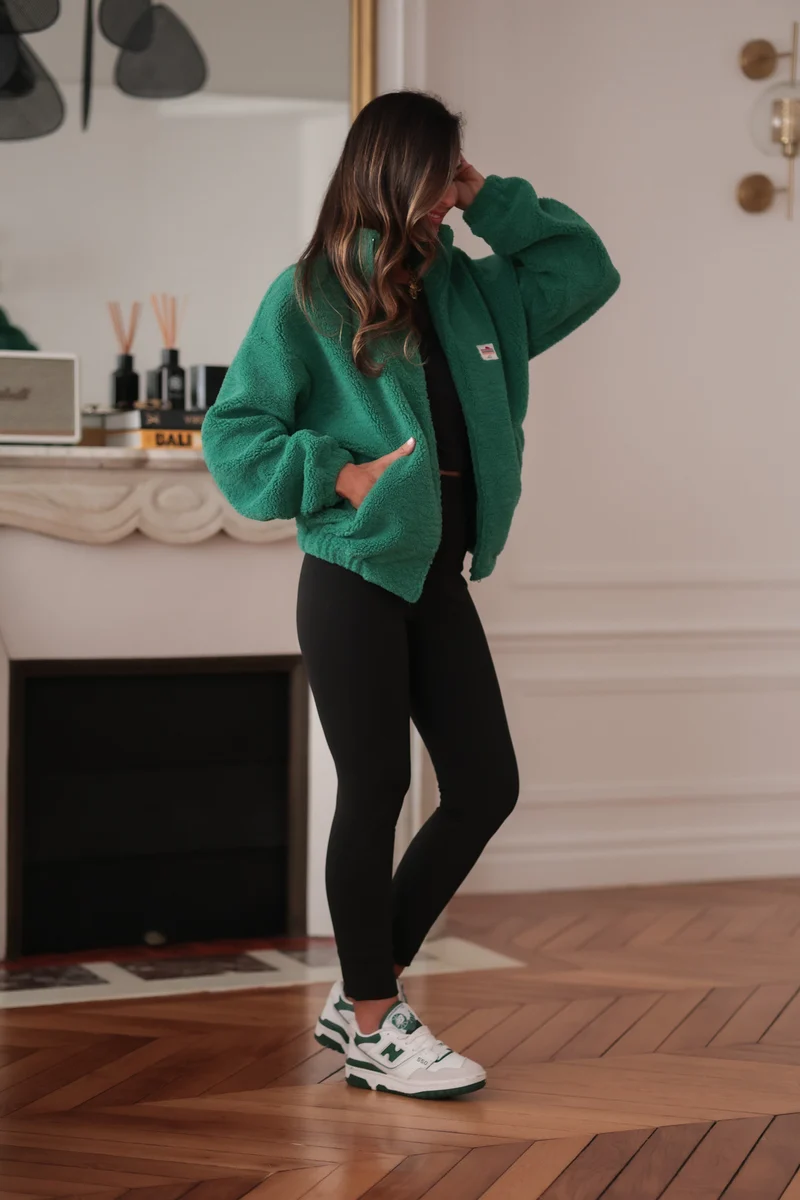 Veste polaire Johane vert