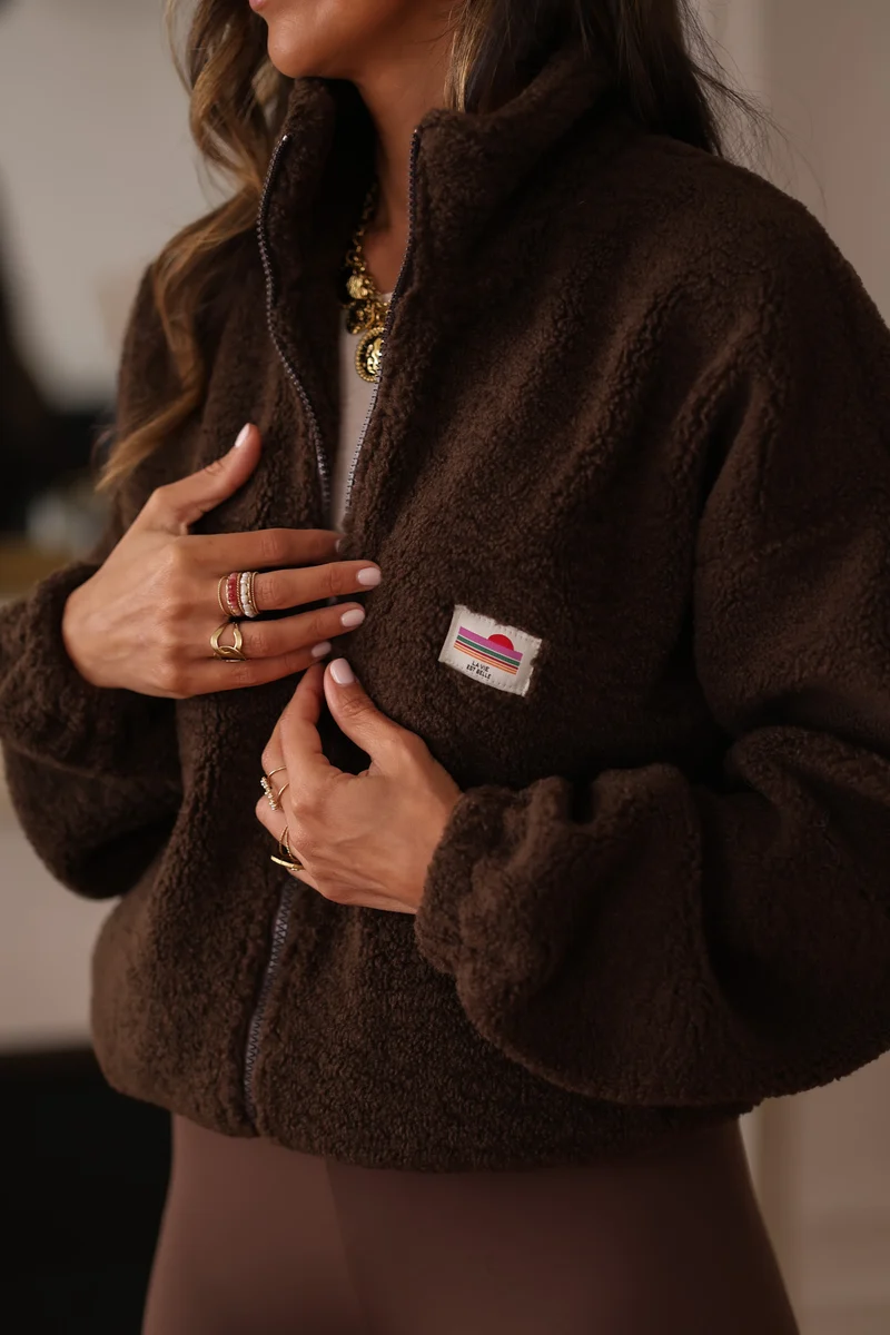 Veste polaire Johane choco