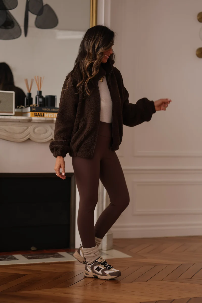 Veste polaire Johane choco