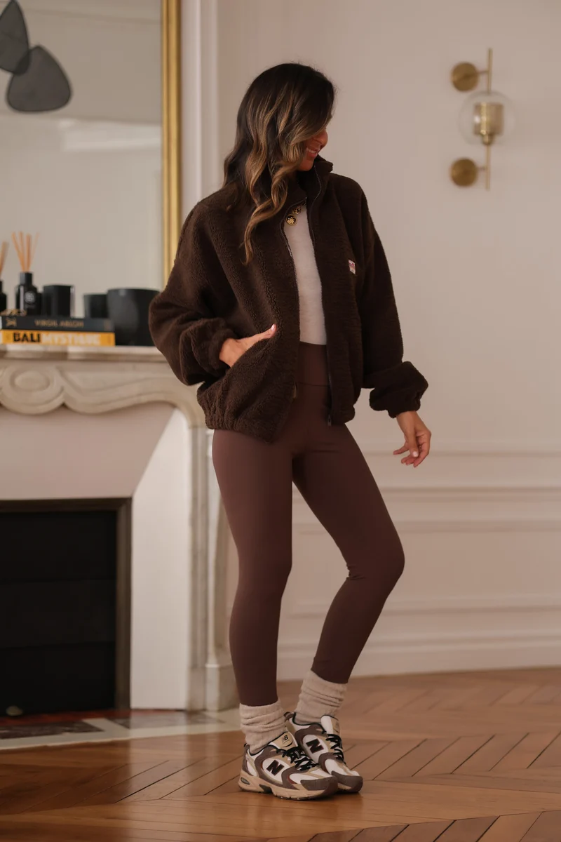 Veste polaire Johane choco