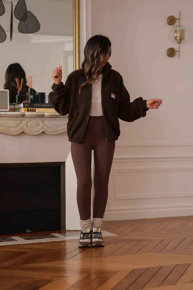 Veste polaire Johane choco