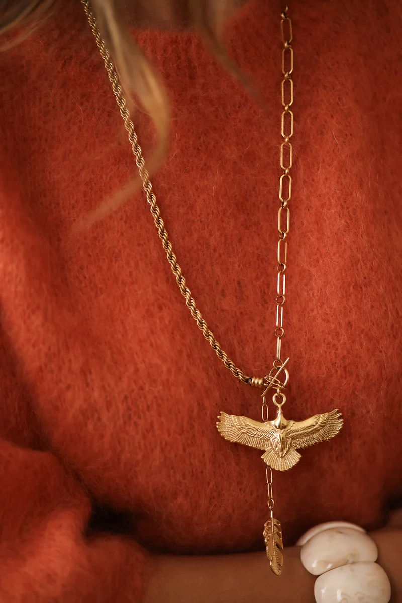 Collier sautoir Aigle
