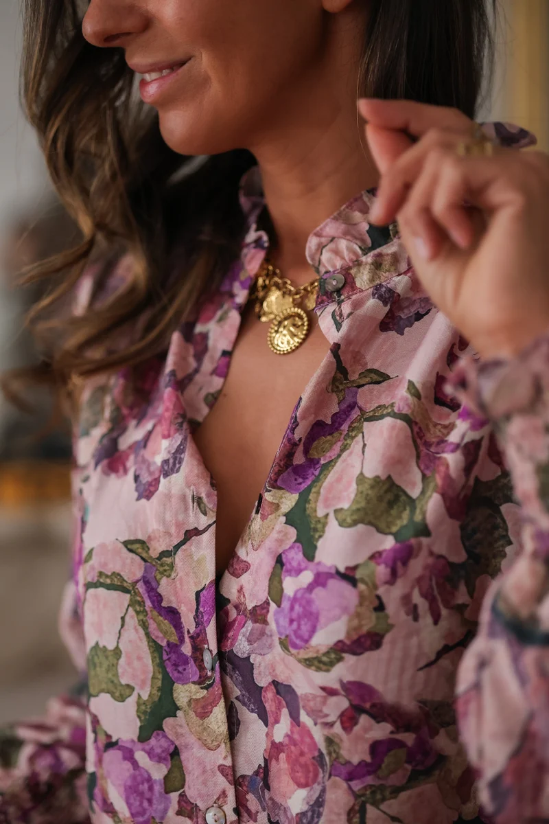 Blouse Judith à fleurs