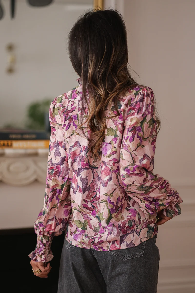 Blouse Judith à fleurs