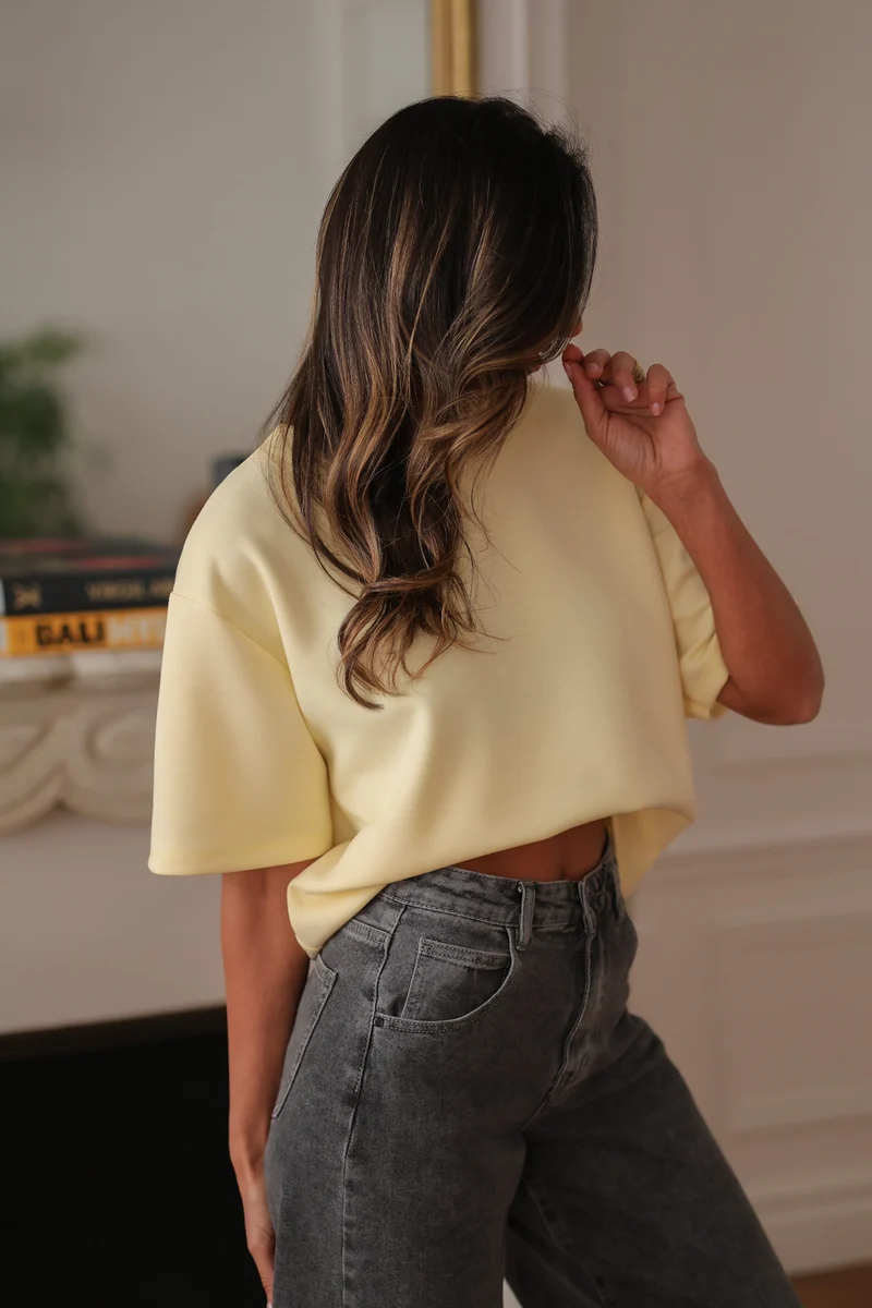Tee-shirt Charly jaune