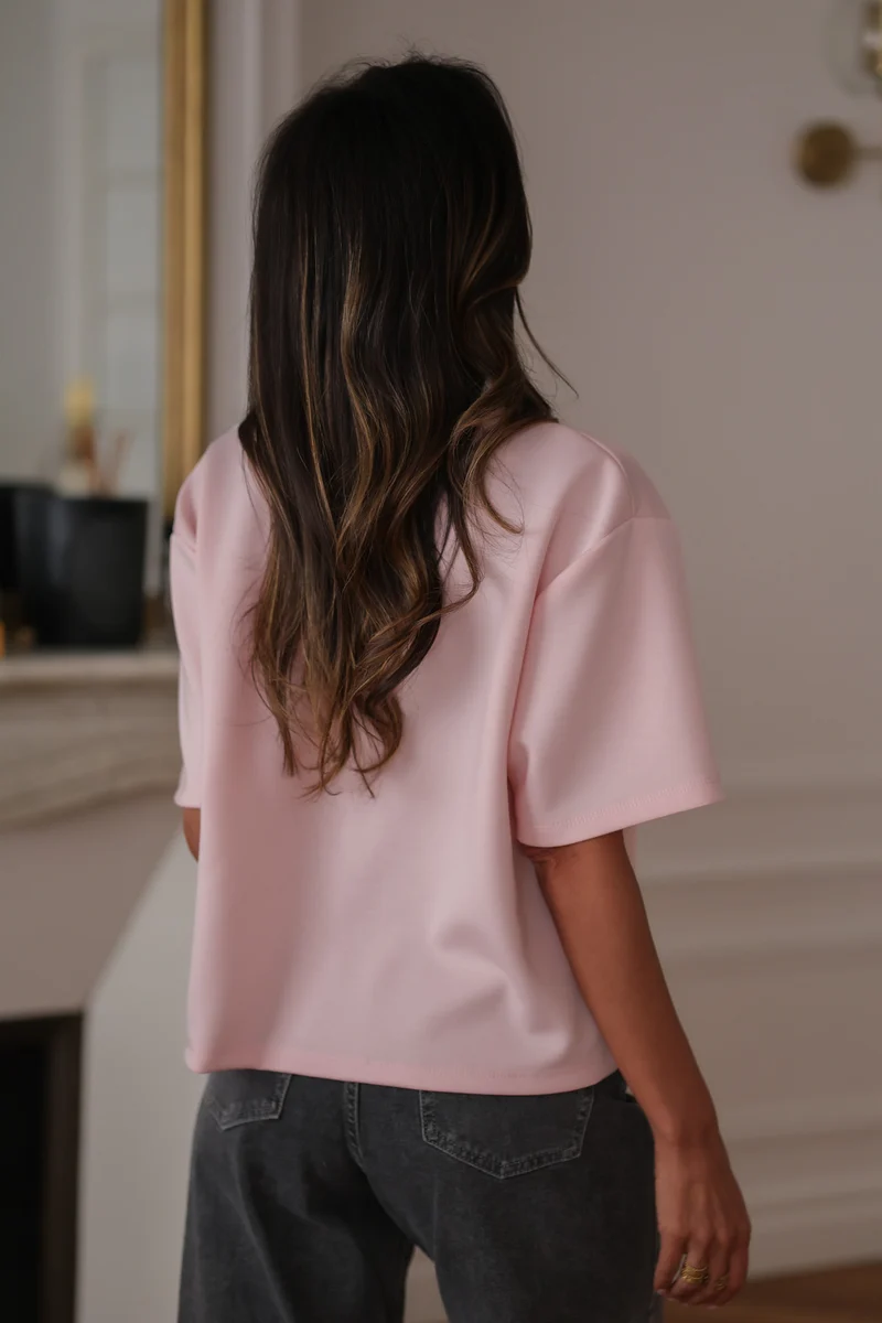 Tee-shirt Charly rose