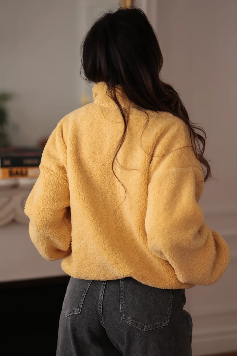 Veste polaire Johane jaune