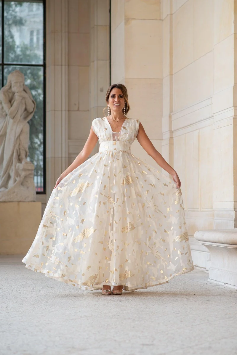 Robe Château Versaille dorée
