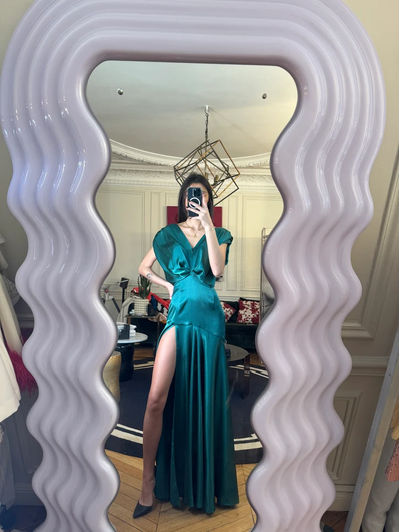 Robe Joa bleu/vert