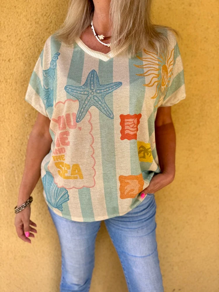 Teeshirt fluide Gabriele sun