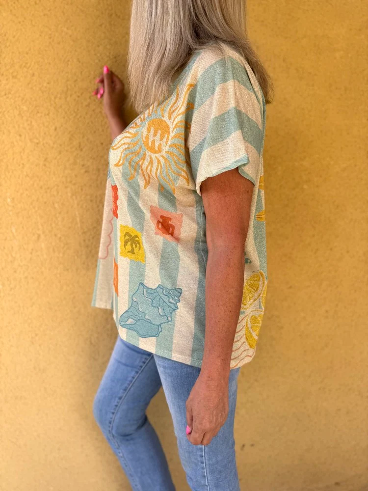 Teeshirt fluide Gabriele sun