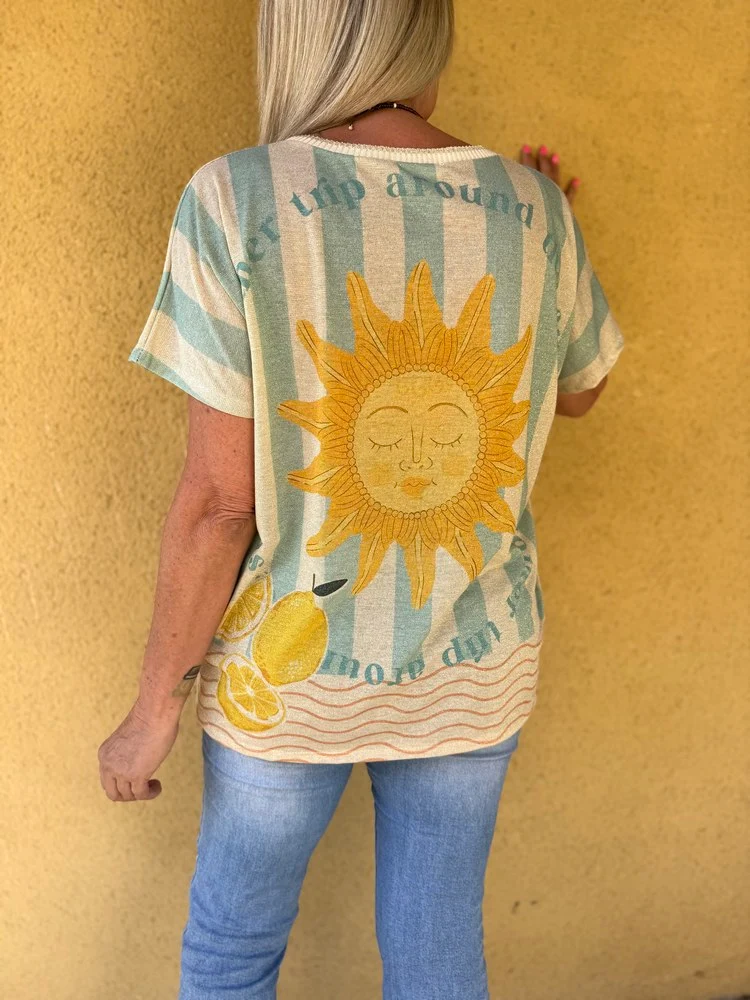 Teeshirt fluide Gabriele sun