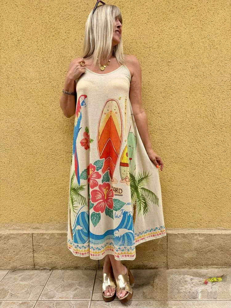 Robe à bretelles Lola Beach Vibes