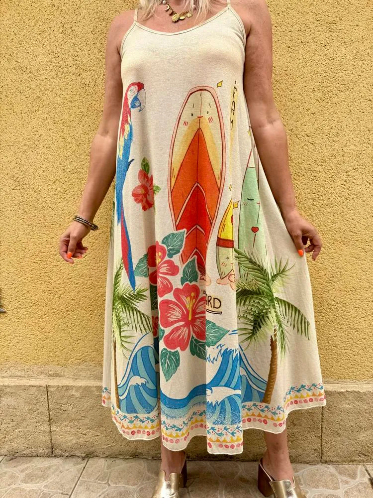 Robe à bretelles Lola Beach Vibes