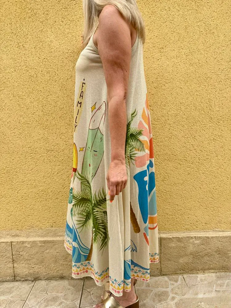 Robe à bretelles Lola Beach Vibes