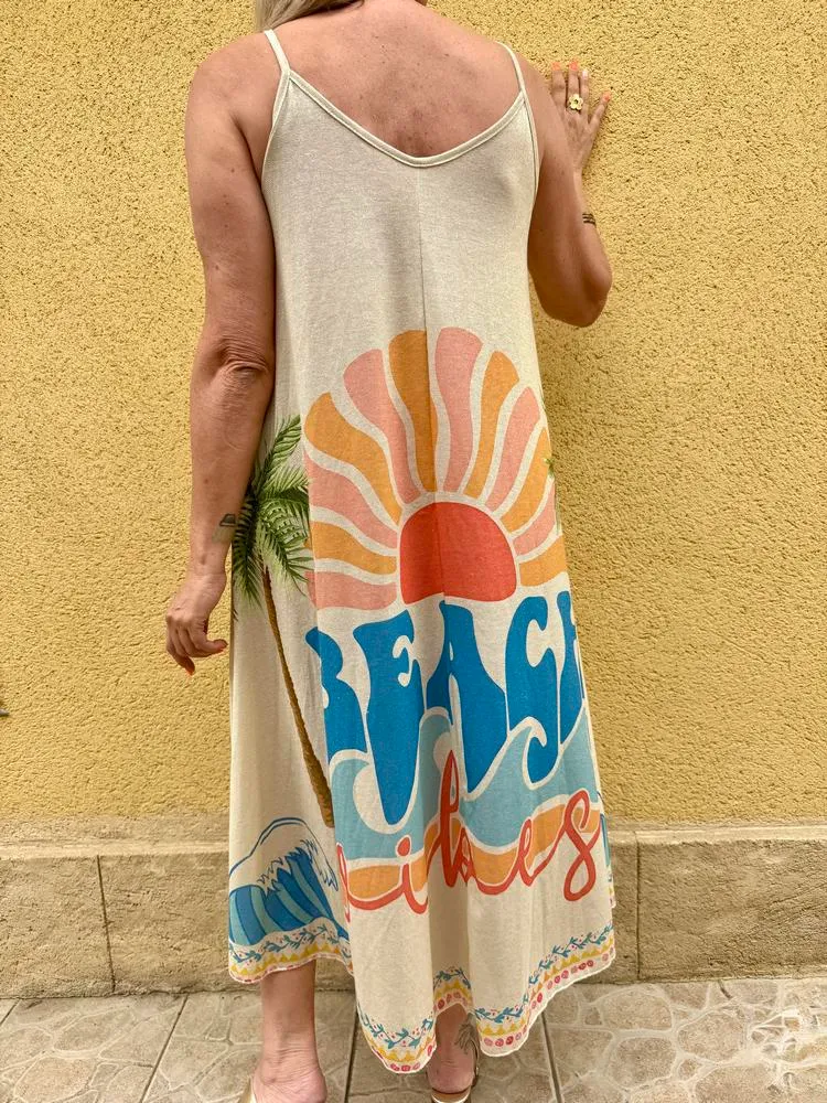 Robe à bretelles Lola Beach Vibes