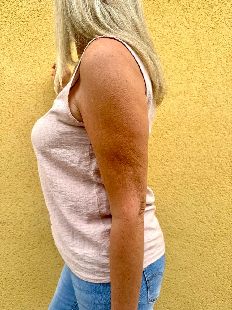 Teeshirt fluide en viscose Carlo vieux rose