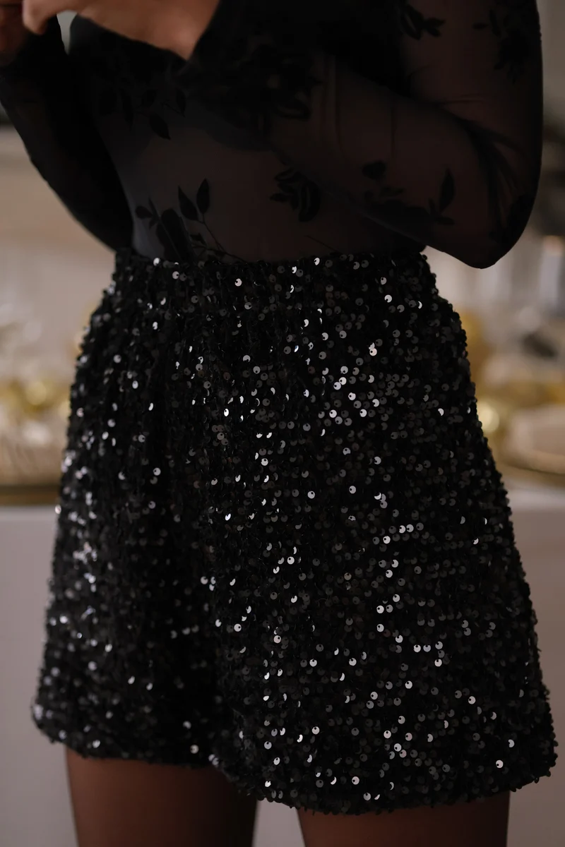 Short Alba noir