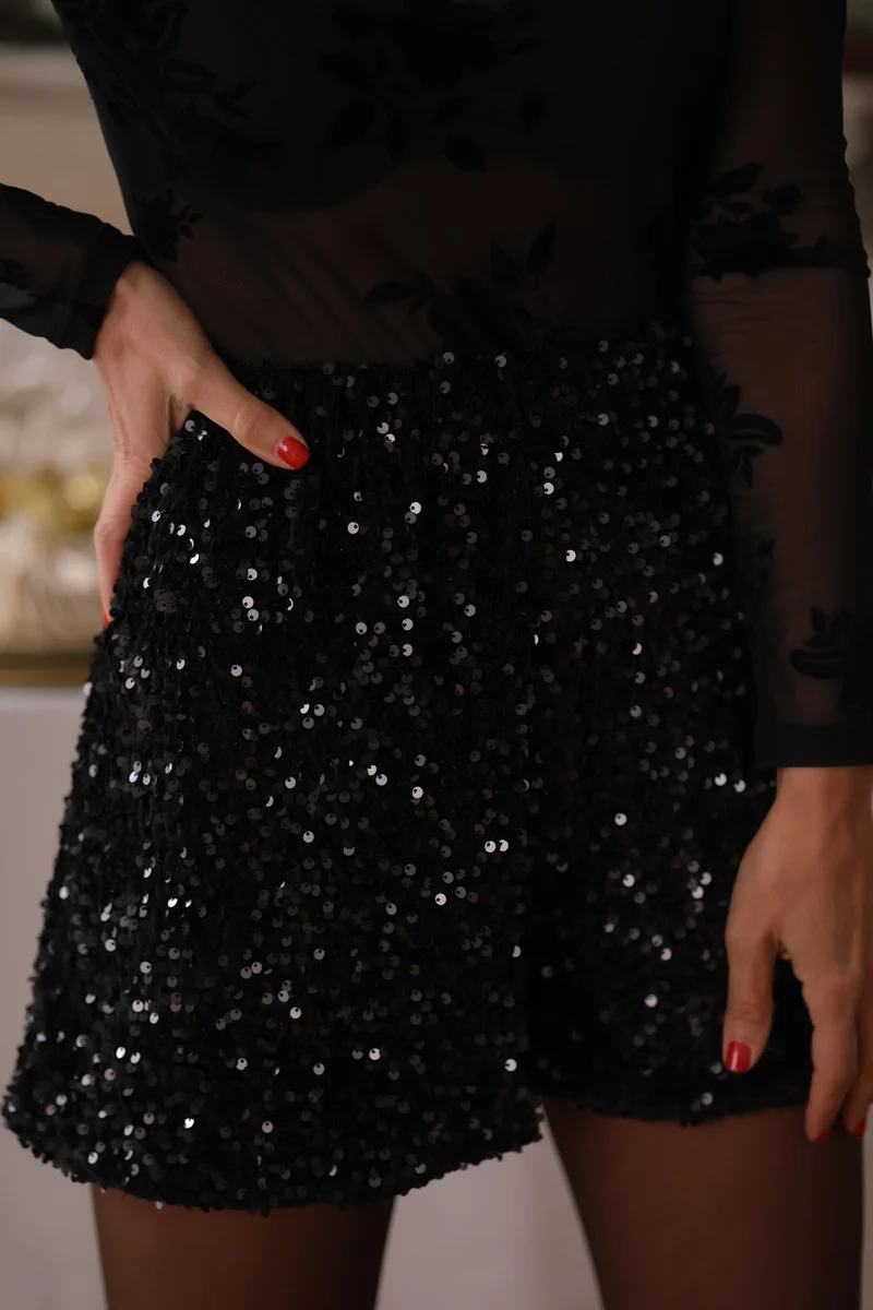 Short Alba noir