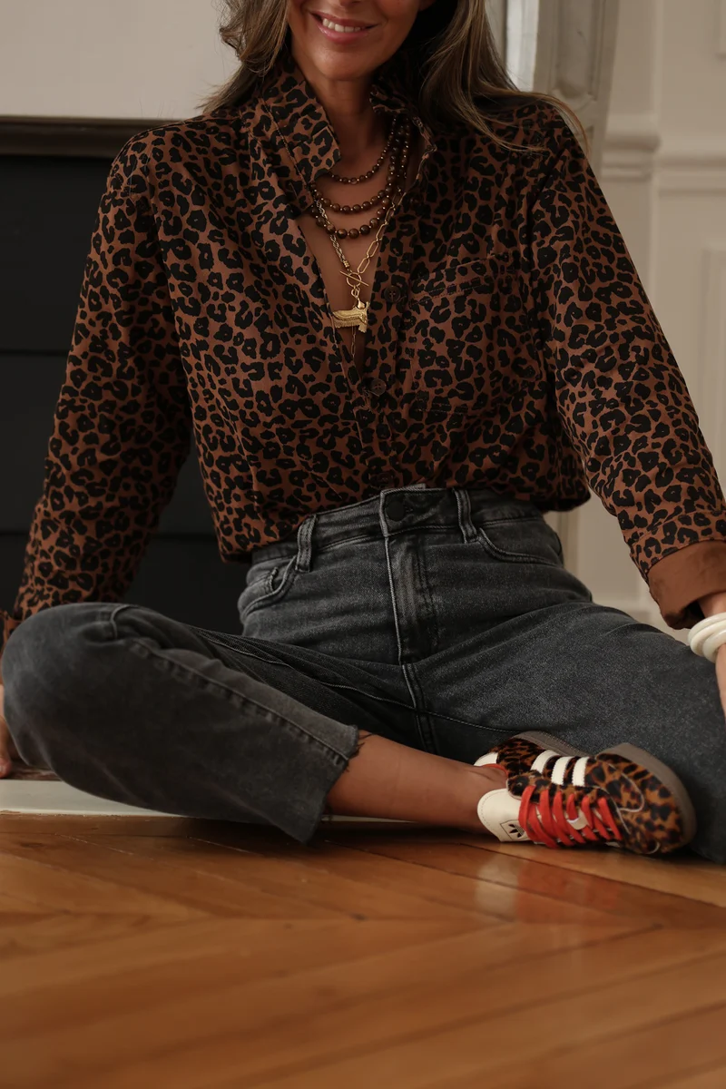 Chemise Ava léopard