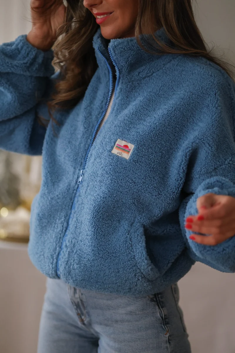 Veste polaire Johane bleu
