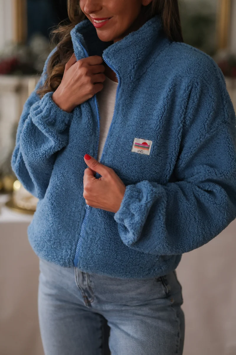 Veste polaire Johane bleu