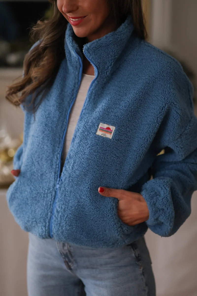 Veste polaire Johane bleu