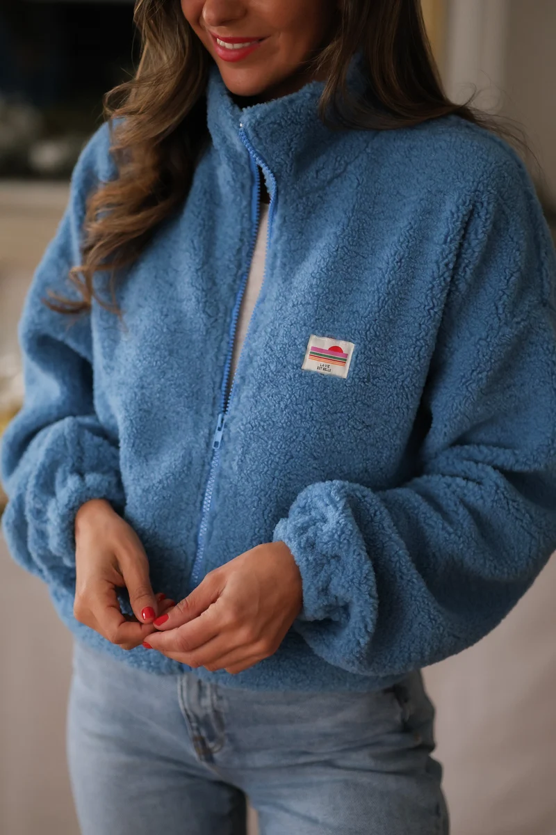 Veste polaire Johane bleu