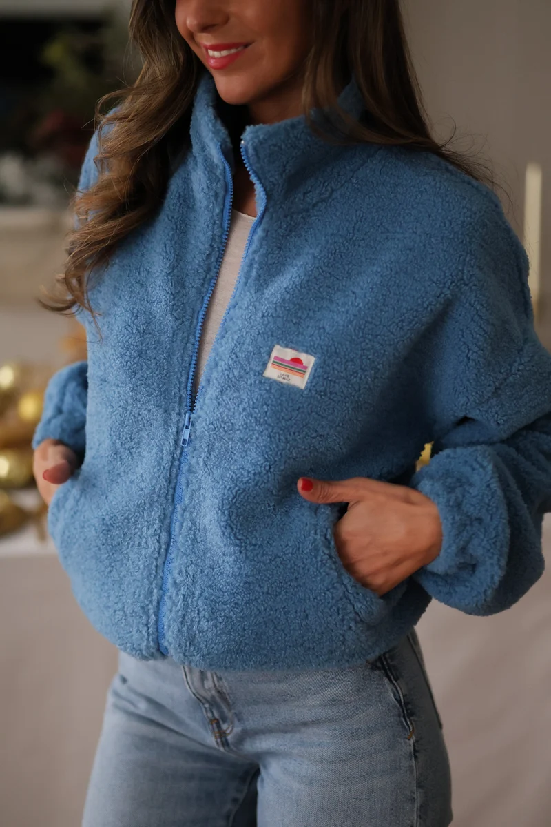 Veste polaire Johane bleu