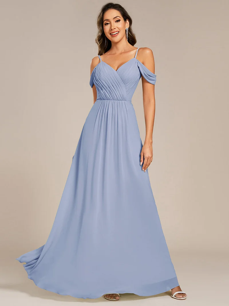 Robe de demoiselle d'honneur transparente dos nu