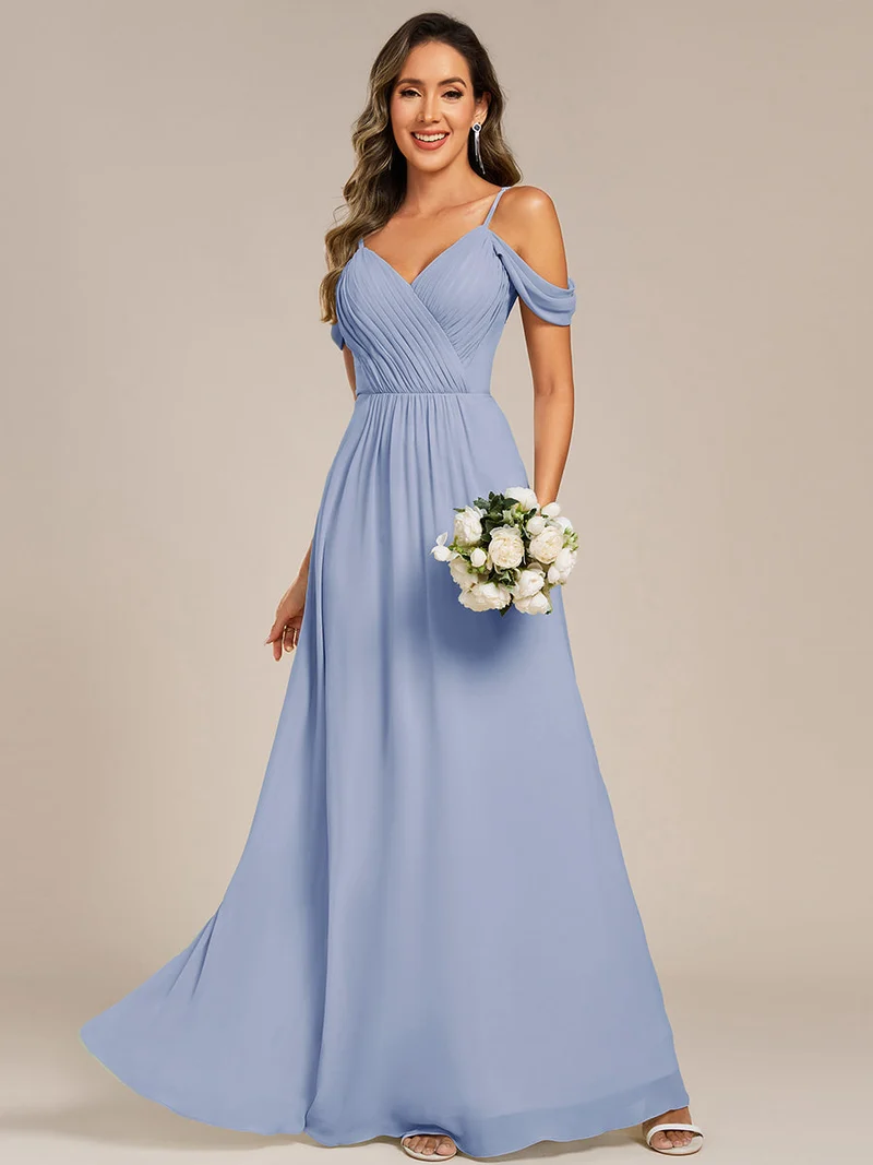 Robe de demoiselle d'honneur transparente dos nu