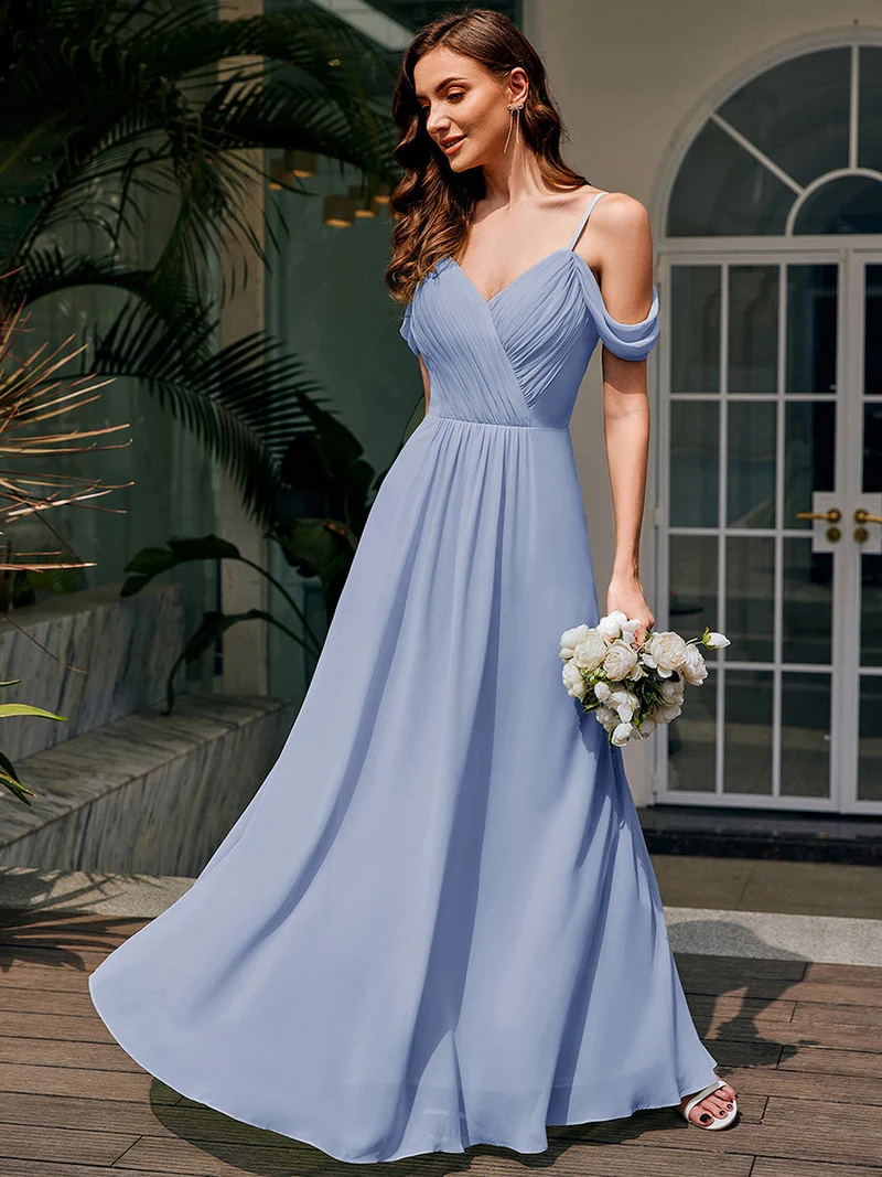 Robe de demoiselle d'honneur transparente dos nu