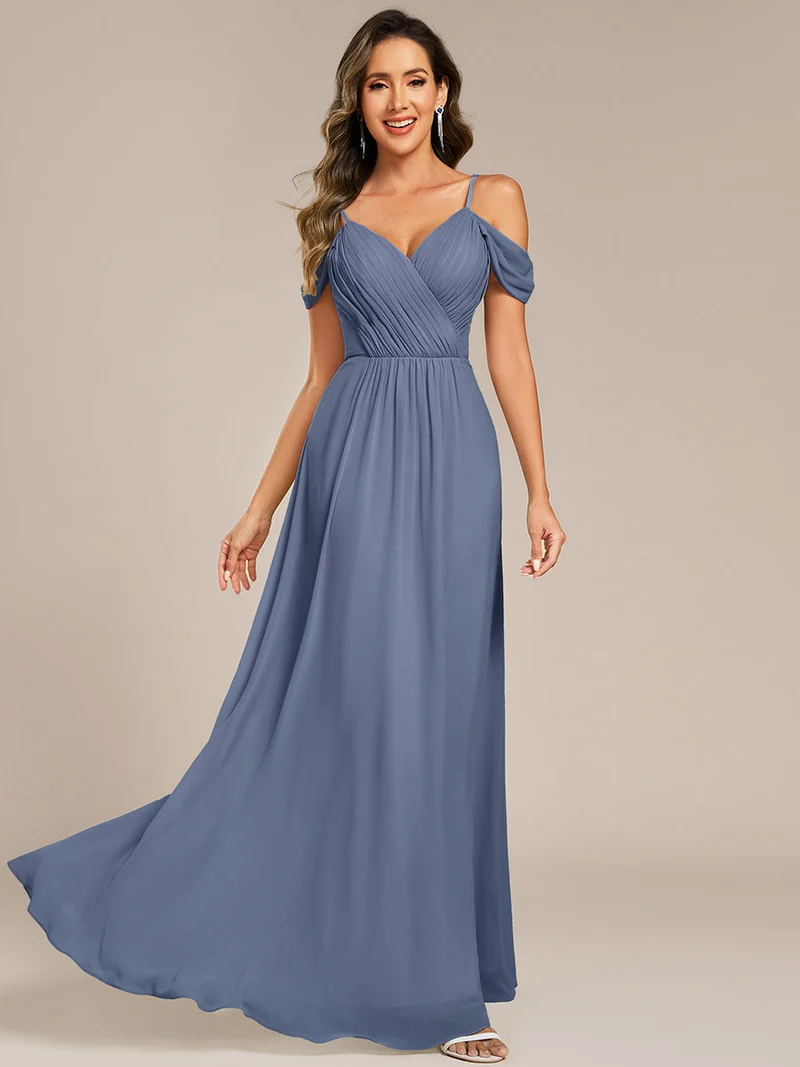 Robe de demoiselle d'honneur transparente dos nu