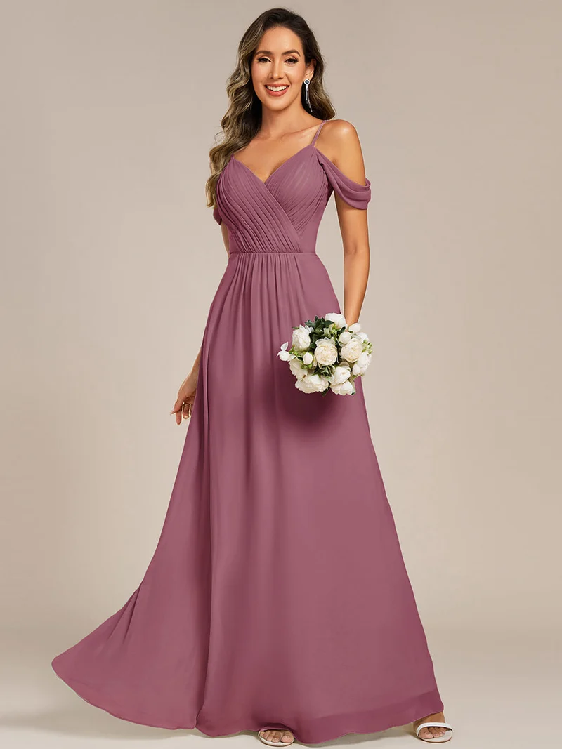 Robe de demoiselle d'honneur transparente dos nu
