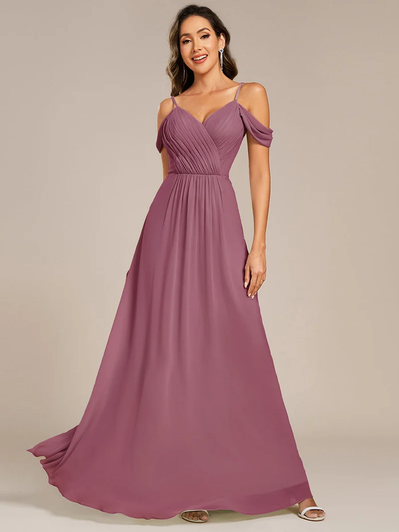 Robe de demoiselle d'honneur transparente dos nu