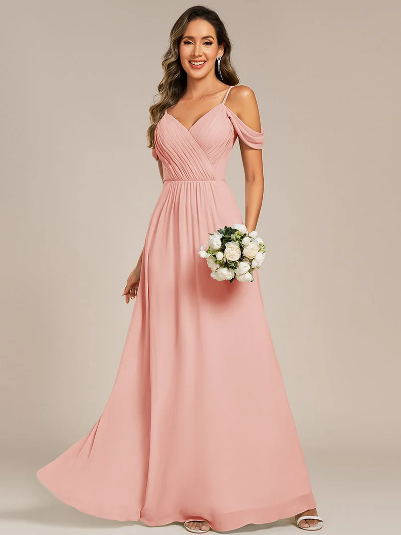 Robe de demoiselle d'honneur transparente dos nu