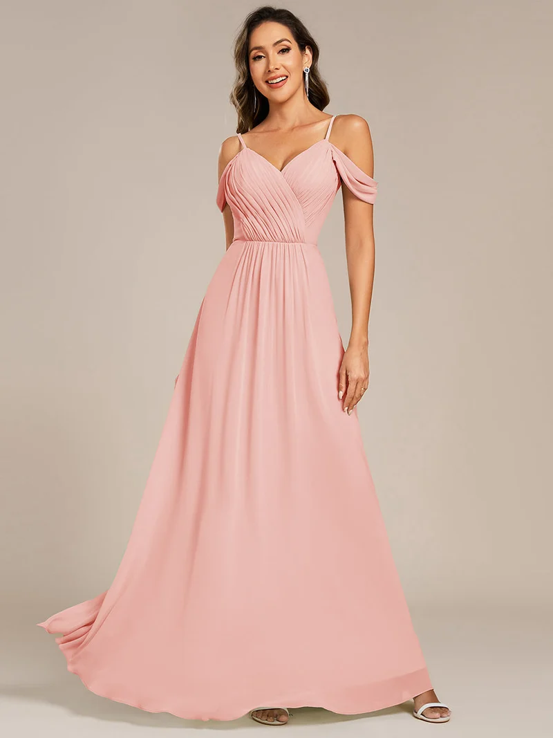 Robe de demoiselle d'honneur transparente dos nu