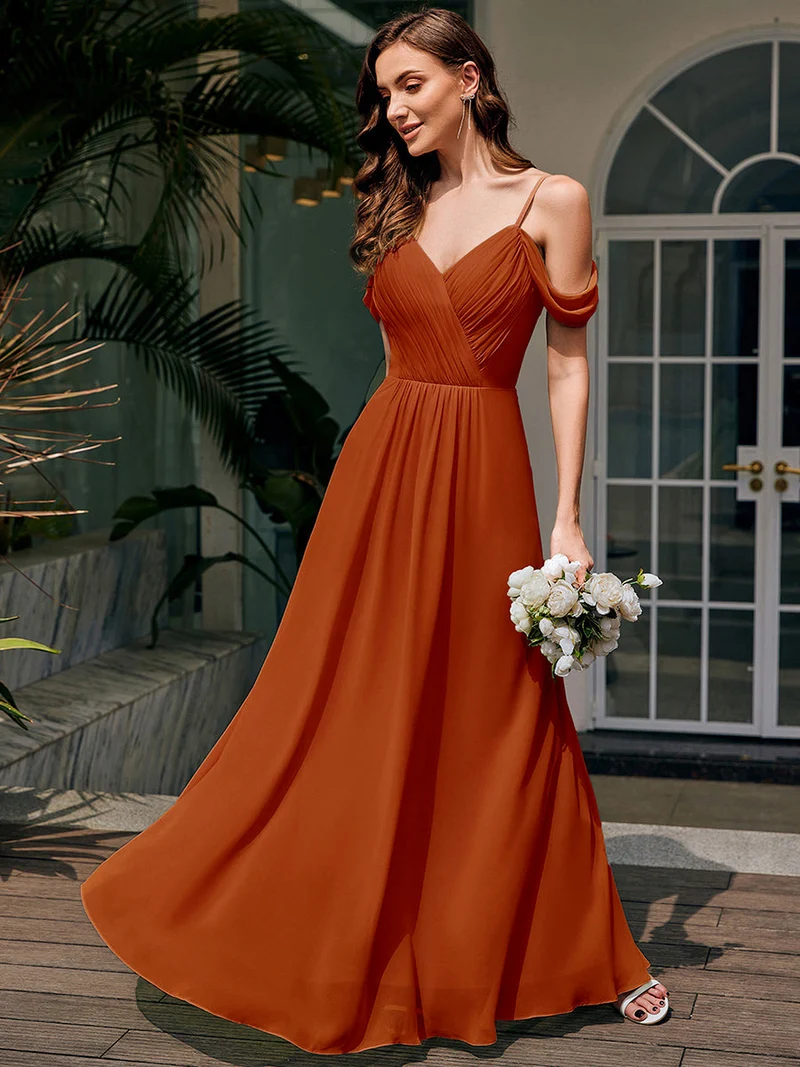 Robe de demoiselle d'honneur transparente dos nu